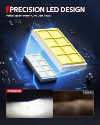 Image of Torchbeam H11B LED Bulbs, 60000LM Super Bright 6500K Cool White, 1:1 Mini Size H11B Fog Lights, 12000RPM Cooling Fan, Copper Board Heat Dissipation, 60000H Lifespan, Pack of 2