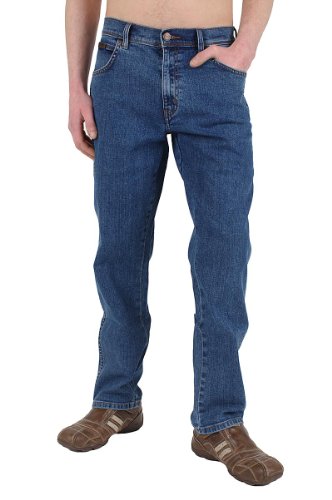Wrangler Men's Texas Stretch Regular Fit Light Stone W32 L32