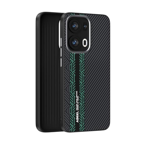Coque pour Oppo Reno 13 avec attraction magnétique invisible 6D vert micro-relief