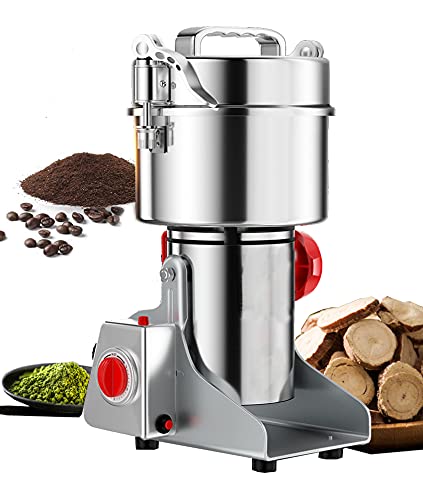 WINB 2500g Electric grain grinder commercial spice grinder milling machine grinder can be used for Medicine, Spice, Flour Milling (2500g 110v)