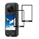 ULBTER Displayschutz schutzfolie für Insta360 ONE X3 wasserdicht 360 Stück, Displayschutzfolie LCD gehärtetes Glas 0,3 mm Härtegrad 9H kratzfest, Anti-Fingerabdruck, blasenfrei