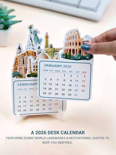 Image of DOODLE Productivity Pro Planner Gift Set 2026 | A5 Executive Planner (288 Pages) + Desk Calendar + Activity Book + 4 Sticker Sheets + Mobile Stand | Smart Gift Box for Professionals & Executives