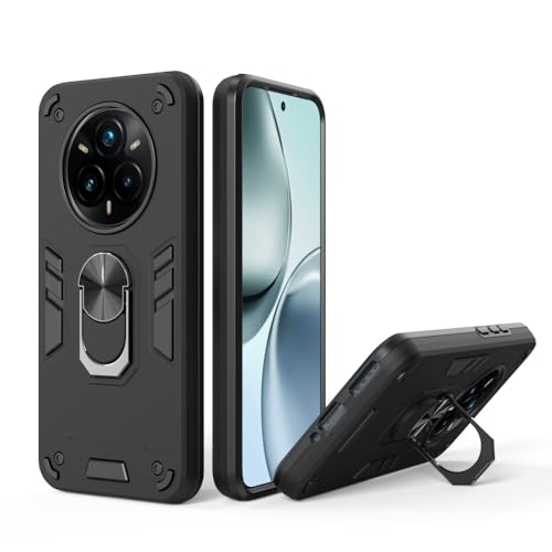 Image of NDCOM for Realme 14 Pro Plus Back Cover | Slim Protective Realme 14 Pro Plus Cover | Realme 14Pro Plus Back Cover | Ring Holder Case