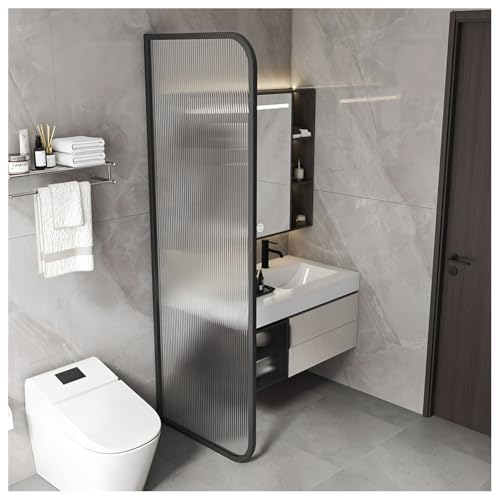 Cloison murale pour urinoir design noir mat | Panneau de qualité - 2