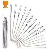 H&S Aghi per Cucine con Cruna Grande - 15 pz - Ago da Lana e Altri Filati - Set di Aghi in...