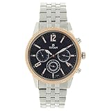 precio reloj titan oro Pantalla duradera a prueba de arañazos: componentes de alto rendimiento y carcasa de 43 mm con una ventana de cristal mineral transparente que proporciona resistencia a los arañazos para soportar el uso diario