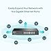 TP-Link 16 Port Gigabit Switch Easy Smart Managed Plug & Play Desktop/Rackmount Sturdy Metal w/ Shielded Ports Support QoS, Vlan, IGMP & Link Aggregation (TL-SG1016DE),Black