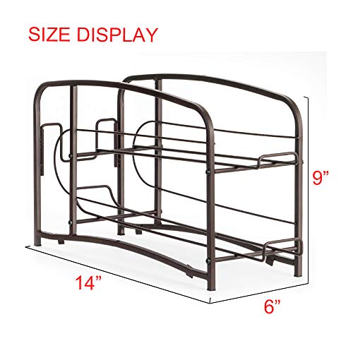 Auledio Stackable Beverage Can Dispenser Rack, Can Storage Organizer Holder for Canned food or Pantry Refrigerator(2 Pack) - Thumbnail 6