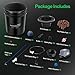VIVOSUN DWC Hydroponics Grow System with Top Drip Kit, 5-Gallon Deep Water Culture, Recirculating Drip Garden System with Multi-Purpose Air Hose, Air Pump, and Air Stone (4 Buckets + Top Drip Kit)