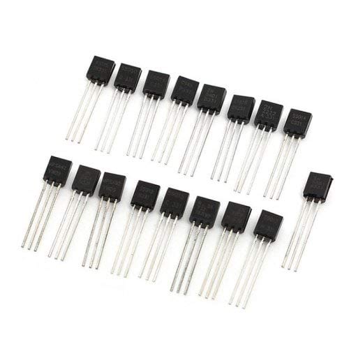 Transistor 200 Pezzi BC327 BC337 2N2222 2N2907 2N3904 2N3906 S8050 S8550 A1015 C1815 Kit - Foto 3