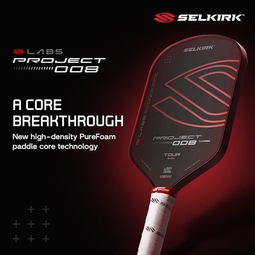 Image of Selkirk Sport Labs Project 008 Pickleball Paddle | Carbon Fiber | Tour 16mm
