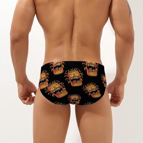 Vulgar Can Mens Swim Briefs Bikini Sexy Low Rise Trunks Swimsuit Bathing Suit Beach2
