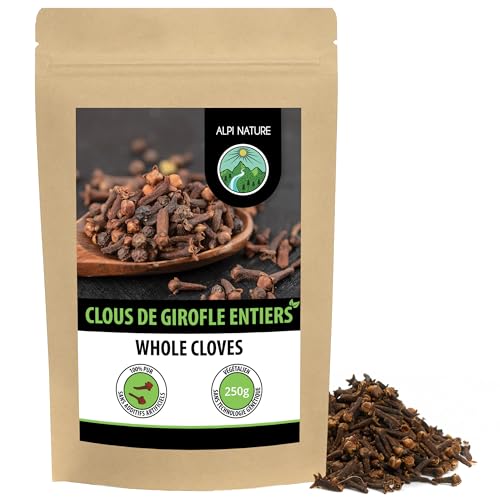 Alpi Nature Clou de Girofle 250g, Clous de Girofle Entiers Séchés, Épice de Cuisine