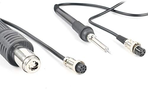 Hot air gun and soldering iron connectors