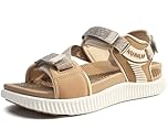 KuaiLu Womens Walking Sandals Comfort Plantar Fasciitis Arch Support Orthopedic Recovery Sport Outdoor Hiking Athletic Cushion Water Camping Shoes Adjustable Strap Beige White Size 7