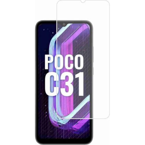 ScreenUp Matte Finish Screen Protector for POCO C31 – Anti-Glare, Scratch-Resistant, Bubble-Free, Smooth Touch, Full Coverage, Easy Installation