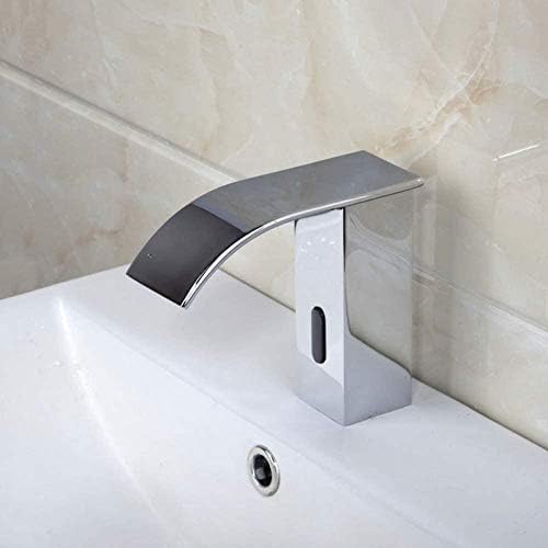 Robinet de salle de bain cascade à capteur pour évier moderne
