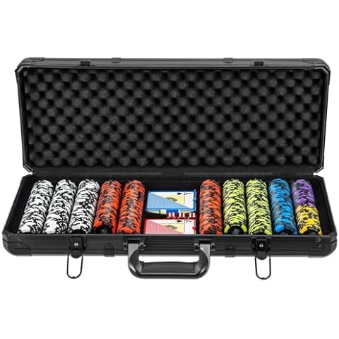 Maxmass 500 PCS Poker Chip Set Cover