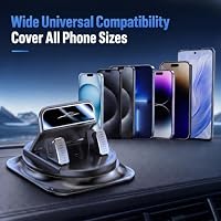 Car Phone Holder 360 Degree Rotation,Car Navigation Mount,Car Dashboard Phone Holder,Anti-Slip Waterproof Navigation Mount,Adjustable Universal Car Phone Mount for Most Smartphones — image 6