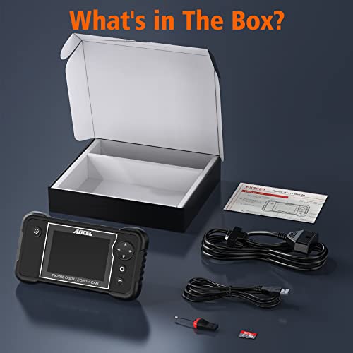 Ancel Obd2 Scanner Fx3000 Elite Code Readers Scan Tools, Battery Registration Tool, Abs Bleeding, Srs Airbag Car Diagnostic, Sas Calibration Check Transmission Engine Light, Epb Oil Serive Reset #TOP7