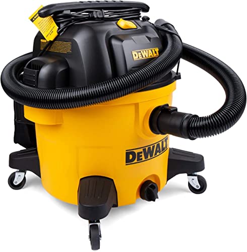 DEWALT 9 Gallon Poly Wet/Dry Vac DXV09PZ, Shop Vacuum for Workshop/Jobsite Yellow by DEWALT - Used condition - US$86.60