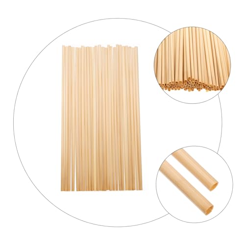 Pitillos Desechables de Paja de Trigo 100 PCS Khaki miniatura 6