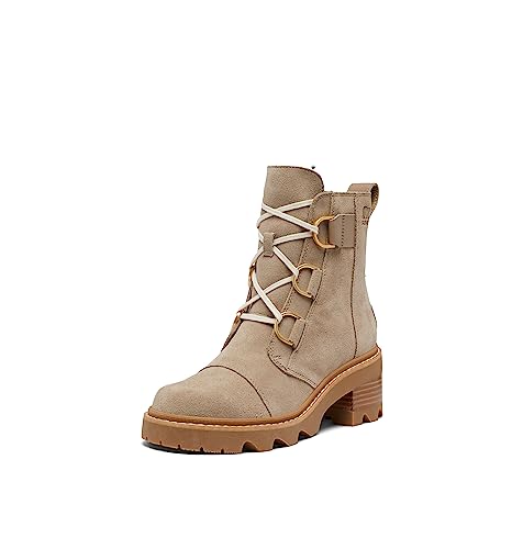 Sorel Women's Joan Now Lace Boots - Omega Taupe, Gum 2-7.5