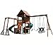 Swing-N-Slide Grandview Twist Play Set with Two Slides, Two Swings, Monkey Bars, Glider and Climbing Wall