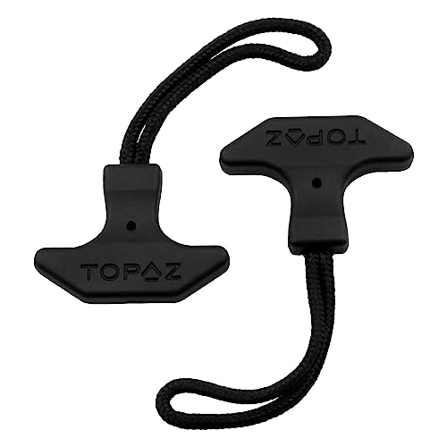 Lovelysp-T-Shaped Zipper Pulle Durable TPU Zipper Pull Cord Suitable for Backpack Luggage Freezer Bag Sports equipment-4pcs - Thumbnail 2