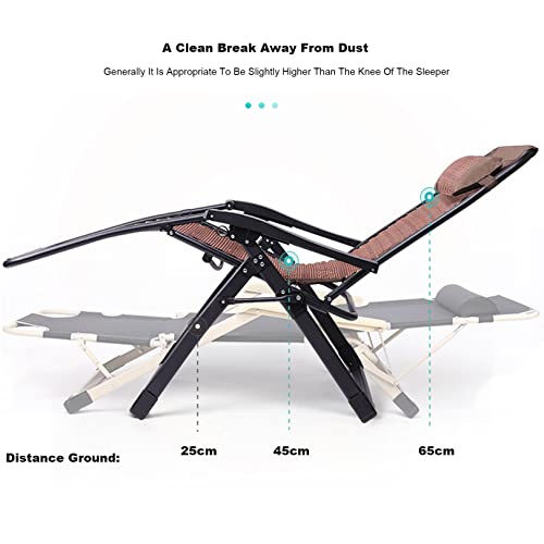Chaise longue pliable zéro gravité pour camping et extérieur - 4