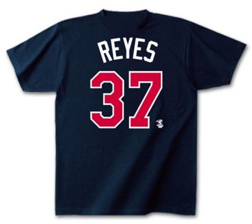 (エスエスケイ)SSK ミネソタ・ツインズ 選手別&背番号(ネーム&ナンバー)Tシャツ ネイビー REYES(デニス・レイエス) 背番号37 投手 L MLB952017