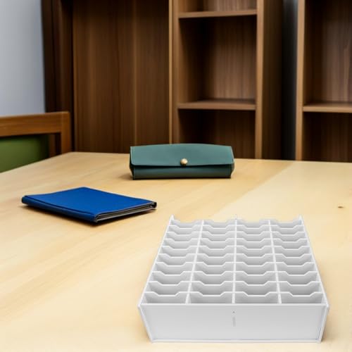 Support de rangement vertical DOITOOL transparent avec 40 compartiments pour feutres