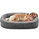 Pawk Orthopädisches Hundebett Grosse Hunde, Vierseitiges Nackenrolle Kissen Hundebett Orthopädisch, Memory Foam Hundekorb XXL Wasserdicht rutschfest, Hundebetten Abnehmbar und Waschbar