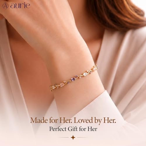Image of Aurie Tulip Bracelet for Women & Girls | Anti Tarnish Stainless Steel Floral Bracelet |Party and Daily Wear Jewellery