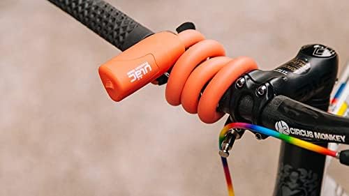 ULAC - Cadenas De Câble Modulable AVENIR Avec Clé | Comprend 2 Clés à Points | Compact Et Malléable | Sans Supports | Serrure ABS | Sécurité Fiable