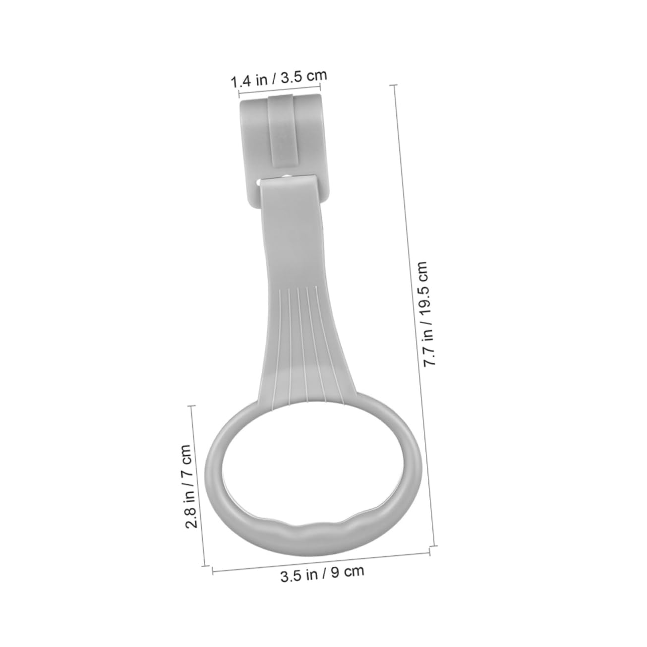 Hemoton 4pcs Pull Up Rings for Playpen Easy to Install Walking Helper Training Handles Lightweight PP Material Safe and Colorful Design for Early Development
