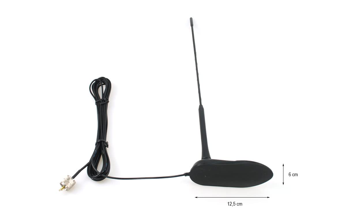 Quebec-MAGV/U D Antenna magnetica Bibanda Doppia Banda VHF-UHF