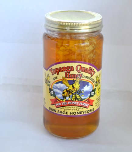 Miel con panal natural Topanga Quality 1 lb miniatura 1