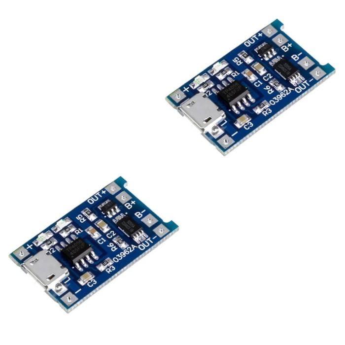 Robocraze TP4056 1A Li-Ion battery charger module with protection (Pack of 2) (B0D95WY794) Amazon Price History, Amazon Price Tracker