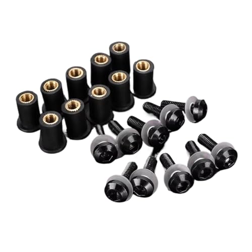 �t�F�A�����O�X�N�����[�L�b�g Compatible With Ducati For Multistrada 1100 1100s 1200 1200s 1260 1260s 620 950 950s 10 PCS �o�C�N�{�f�B���[�N�{���g�L�b�g�ƌ݊�������
