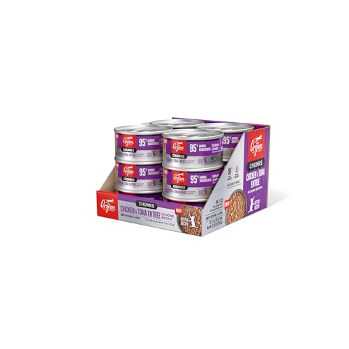 ORIJEN Chunks Chicken & Tuna Entrée for Kittens, 3oz, case of 12 cans