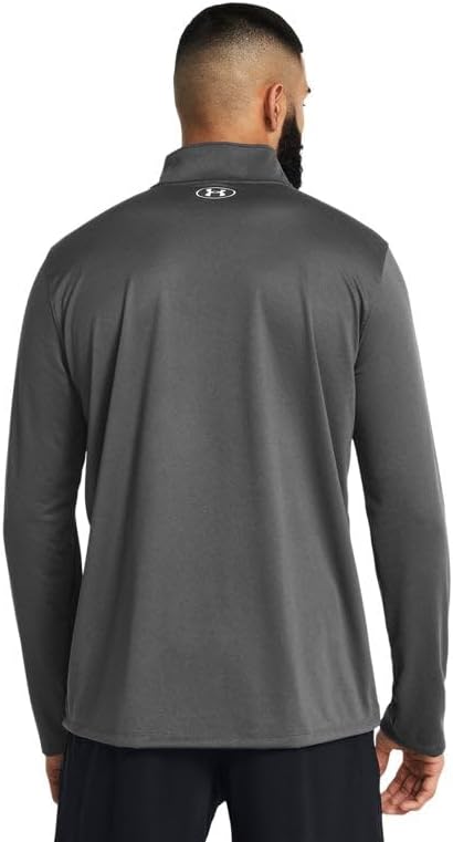 Under Armour Men's Team Tech 1/4 Zip Loose Royal Blue Long Sleeve Shirt - Image 2