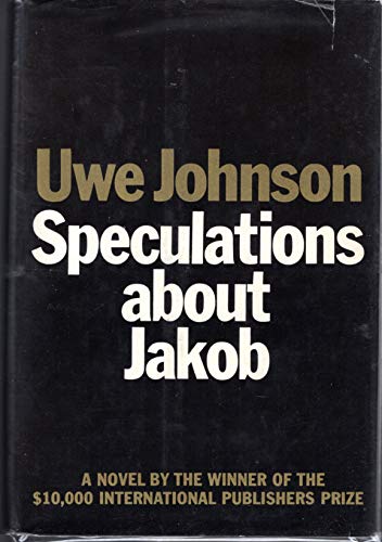 Speculations About Jacob B000JV3N3Q Book Cover