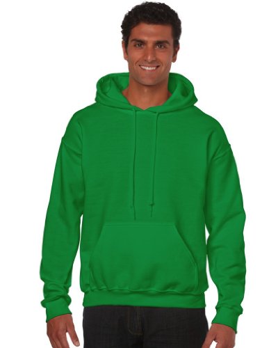 GILDAN Herren Adult 50/50 Cotton/Poly. Hooded Sweat Sweatshirt, Grün...
