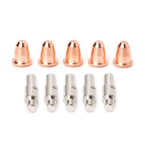 kobeIeen 10Pcs/Set S45 Consumables Electrode 0.8mm Nozzle Tip for Torch