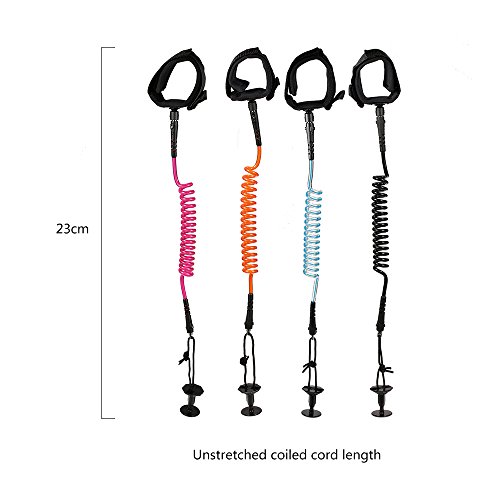 DECDEAL Surfar cabo em espiral Leash Corpo Conselho Bodyboarding pulso tornozelo com Leash plug