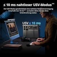 DJI Power 2000 tragbare Powerstation, 200W faltbares Solarpanel, 2048 Wh LFP-Akku, 3000 W Ausgangsleistung, in 45 Min. von 0% auf 80%, maximale Sicherheit, ultra-leise, Camping, Stromausfall – Ansicht 9