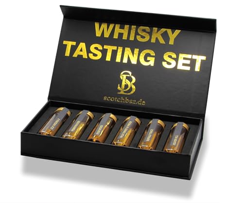 Einsteiger Whisky Tasting Set | Bourbon aus den USA | in edler Geschenkbox mit Magnetverschluss