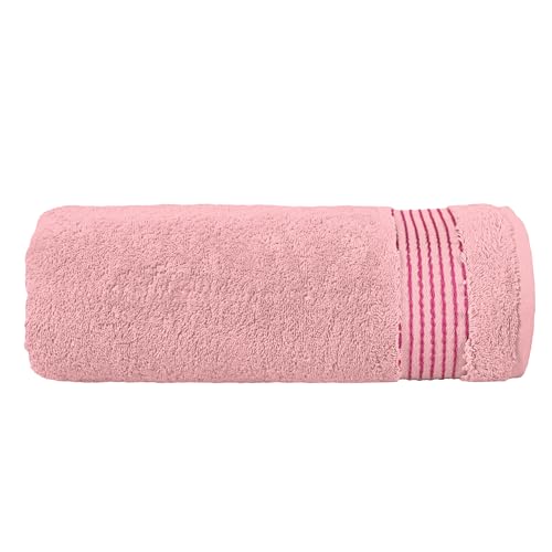 Elegant Comfort Premium Turkish Cotton 1 Piece Jumbo Bath Towel - 35 x 70 inch, Luxurious Hotel Spa Quality 100% Turkish Cotton Large Bath Towel - Highly Absorbent - Soft Bathroom Towel, Dusty Rose