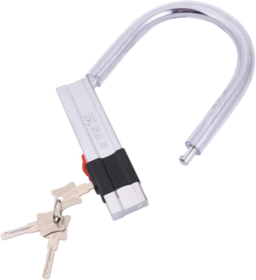 BESPORTBLE Heavy Duty U-Shaped Motorcycle Lock Anti-Theft Hydraulic Resistance Bike Lock Weather-Resistant Steel Secure Outdoor Cycling Suitable for Mountain Bikes and Motorcycles